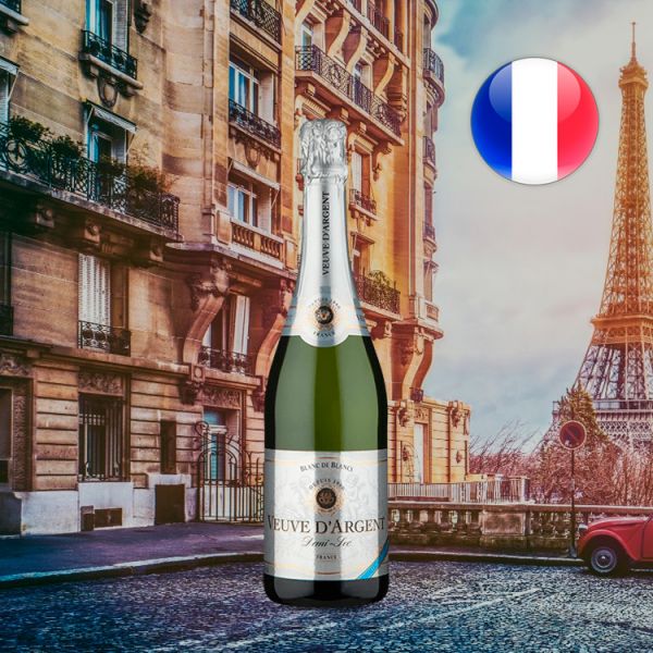 Espumante Veuve D`Argent Blanc De Blancs Demi-Sec Oferta