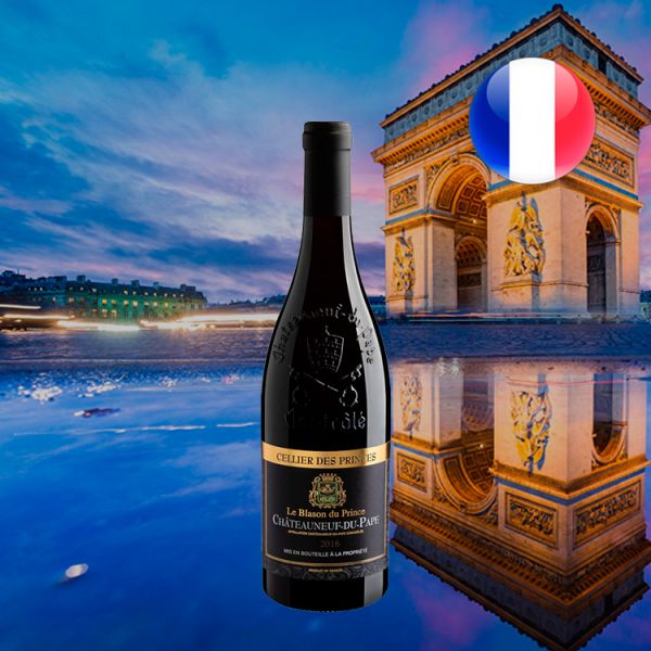 Le Blason du Prince Chateauneuf-du-Pape AOC 2016 Oferta