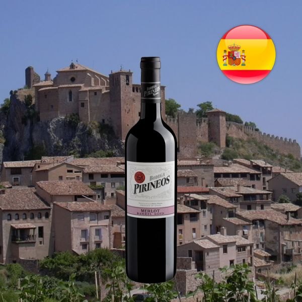 Bodega Pirineos Merlot Barrel Aged Somontano D.O. 2015 Oferta