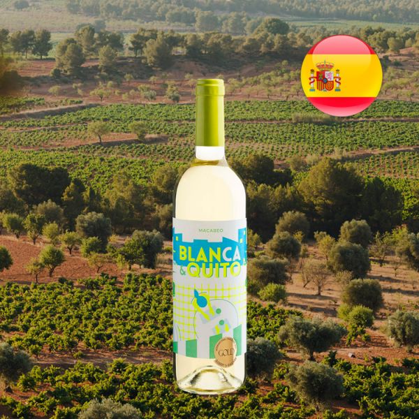 Blanca & Quito Macabeo Utiel-Requena DOP 2018 - Oferta