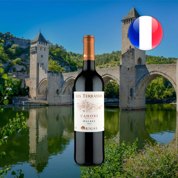 Rigal Les Terrasses A.O.C. Cahors Malbec 2015 - Oferta