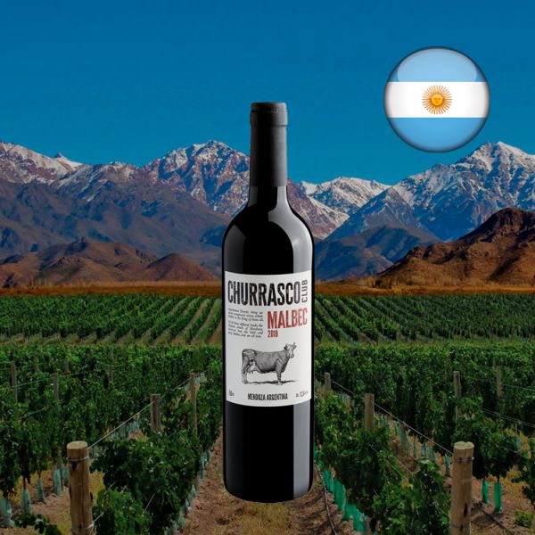 Churrasco Club Malbec Mendoza 2018 - Oferta