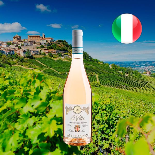 Miliasso 4 Vites Piemonte DOC Rosato 2019 - Oferta