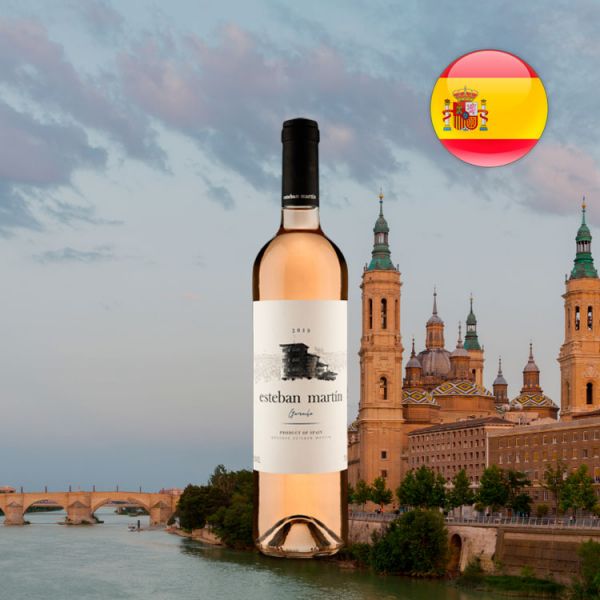 Esteban Martín D.O.P. Cariñena Garnacha Rosado 2019 - Oferta