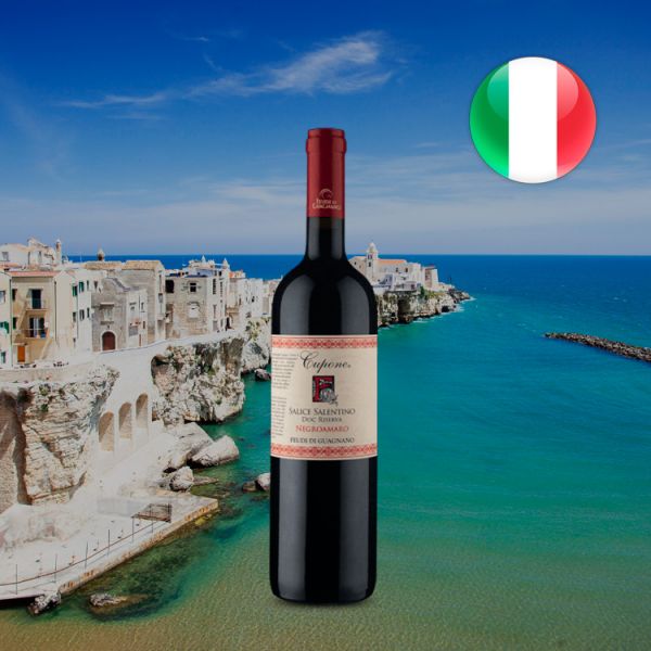 Cupone Riserva D.O.C. Salice Salentino Negroamaro 2017 - Oferta
