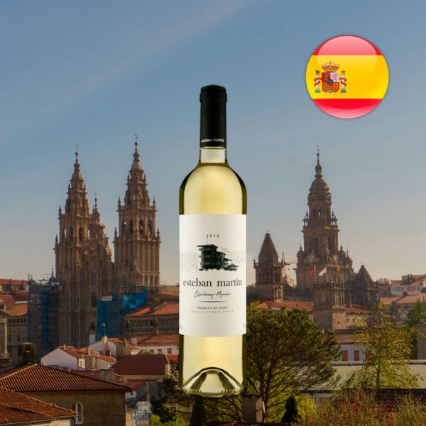 Esteban Martín D.O.P. Cariñena Chardonnay Macabeo Blanco 2019 - Oferta