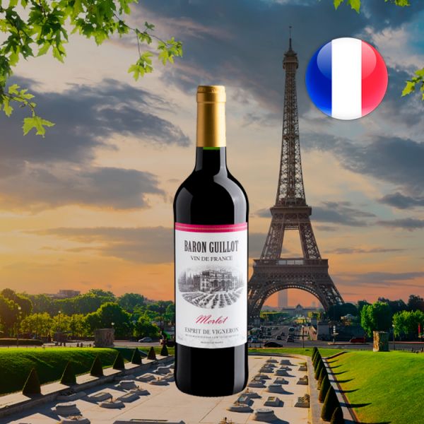 Baron Guillot Esprit de Vigneron Merlot 2019 - Oferta