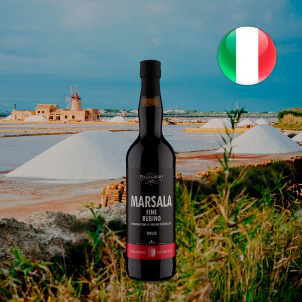 Cantine Pellegrino D.O.C. Marsala Fine Rubino Dolce - Oferta