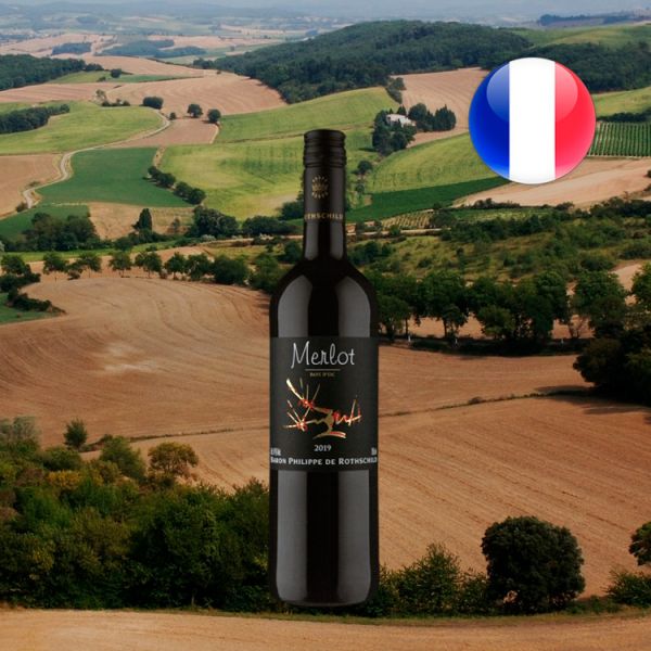 Baron Philippe de Rothschild I.G.P Pays dOc Merlot 2019 - Oferta