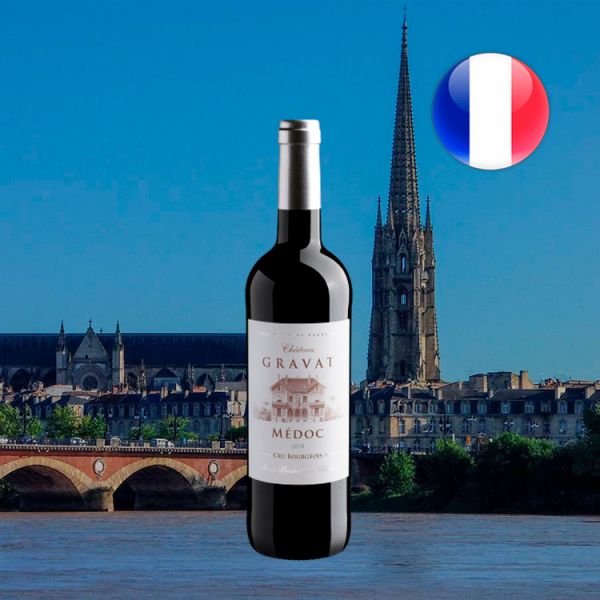 Château Gravat Médoc Cru Bourgeois AOC 2018 - Oferta