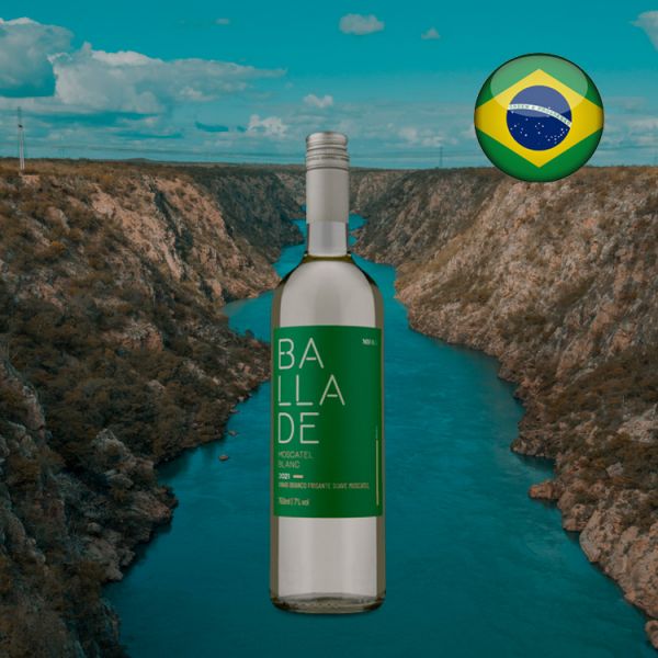 Frisante Ballade Moscatel Branco Suave 2021 - Oferta