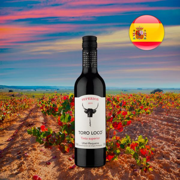 Toro Loco D.O.P. Utiel-Requena Tinto Superior 2019 375 ml - Oferta