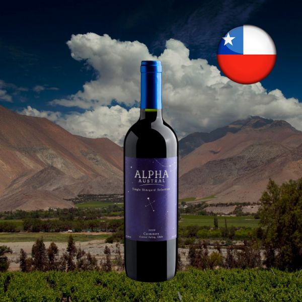 Alpha Austral Single Vineyard Selection Carménère Central Valley D.O. 2021 - Oferta