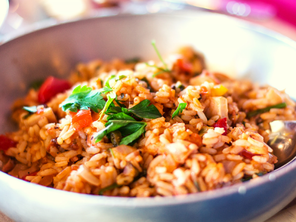 Risoto de frango 