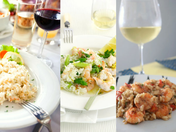 Risoto de camarão