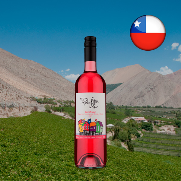 Palafitos de Mar Semi Sweet Rosé Cabernet Sauvignon Syrah 2021 - Oferta
