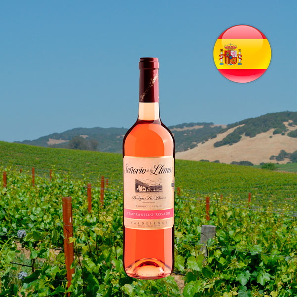 Señorio de los Llanos Tempranillo Rosado Valdepeñas D.O. - Oferta