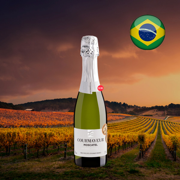 Courmayeur Vinho Espumante Moscatel 375mL - Oferta