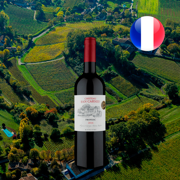 Château Fan Carney A.O.C. Fronsac Merlot 2016 - Oferta