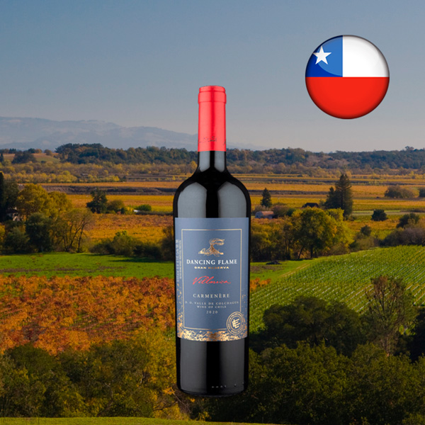 Dancing Flame Villarrica Gran Reserva Carménère 2020 - Oferta