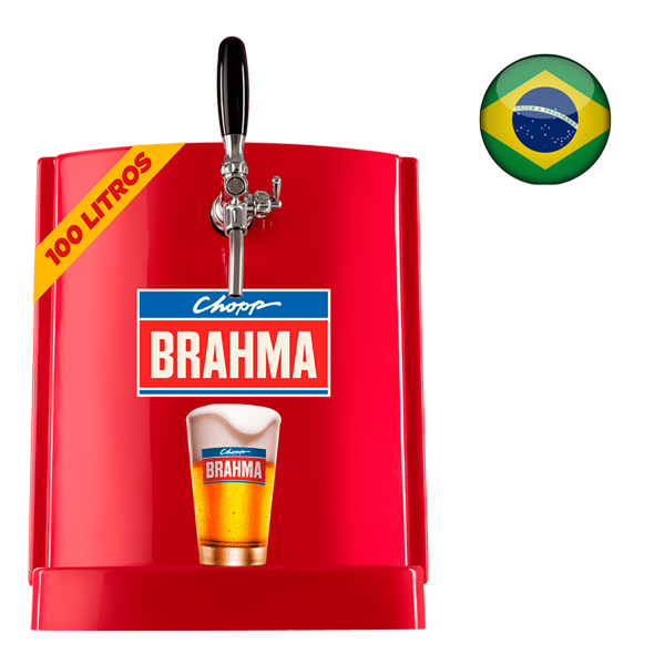 Chopp Brahma Claro 100L - Oferta