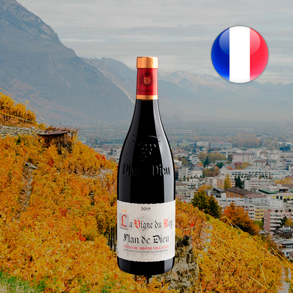 La Vigne du Roy Plan de Dieu Côtes du Rhône Villages AOC 2019 - Oferta