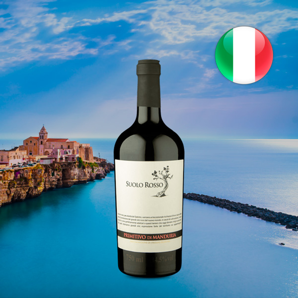 Suolo Rosso DOP Primitivo di Manduria 2020 - Oferta