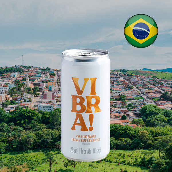 Vibra! Frisante - Vinho em Lata - Oferta