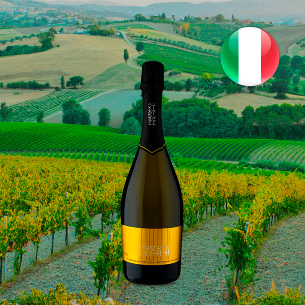 Espumante Gaetano Righi Pignoletto DOC Brut - Oferta