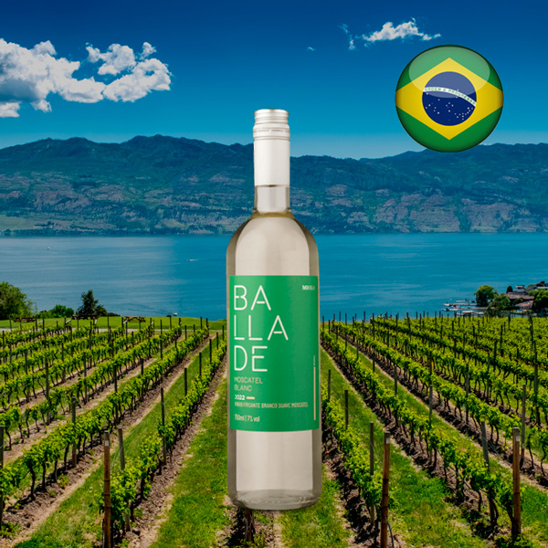 Frisante Ballade Moscatel Branco Suave 2022 - Oferta