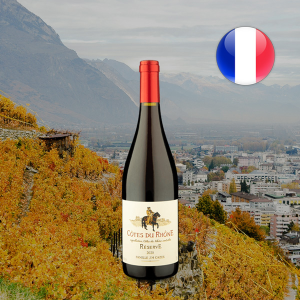Famille J.M Cazes Reserve AOC Côtes du Rhône 2020 - Oferta