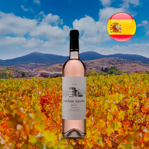 Esteban Martín DOP Cariñena Garnacha Rosado 2020 - Oferta