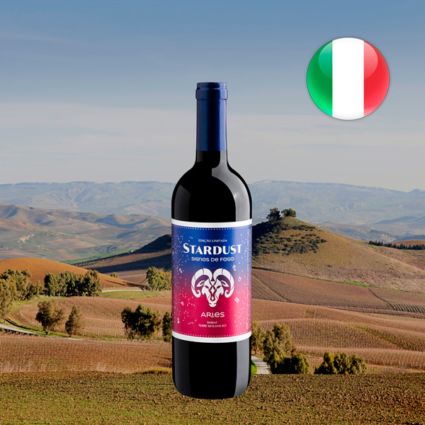 Stardust Edição Limitada Aries Shiraz Terre Siciliane IGT 2020 - Oferta