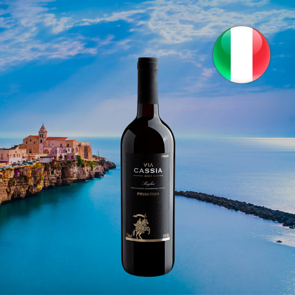 Via Cassia Primitivo Puglia IGT 2021 - Oferta