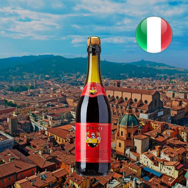 I Puri Lambrusco Dolce Emilia Rosso - Oferta