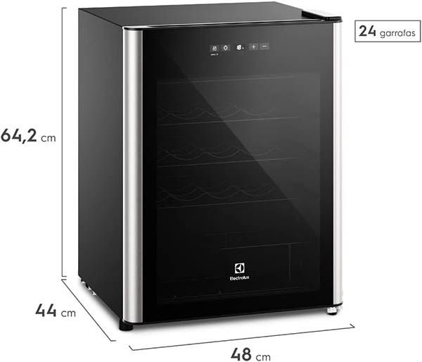 Adega Climatizada Electrolux 24 Garrafas WSF24 127V 4 - Oferta