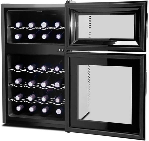 Adega Climatizada Philco 24 garrafas PAD24 Titanium Duo 220V - Espaços