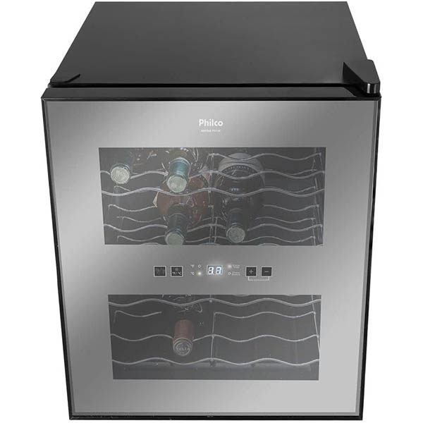 Adega Climatizada Philco Ph16e 16 Garrafas 48 Litros 220V 2 - Oferta