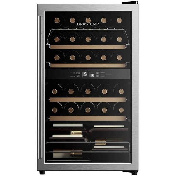 Adega Climatizada Brastemp BZB33BEANA 33 Garrafas 127V - Oferta