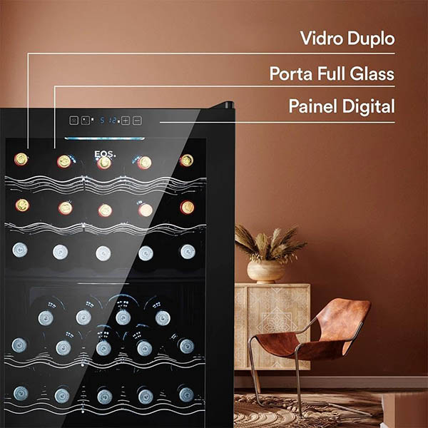 Adega Climatizada Eos Eac33d 33 Garrafas 220v - Digital Touch