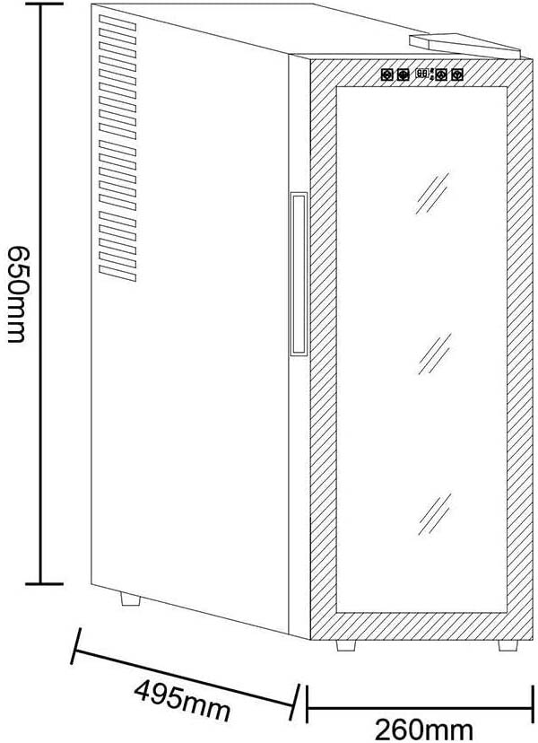 Adega Climatizada Gallant Milano 35L 12 Garrafas Gad12p1zb-pt220 220v 6