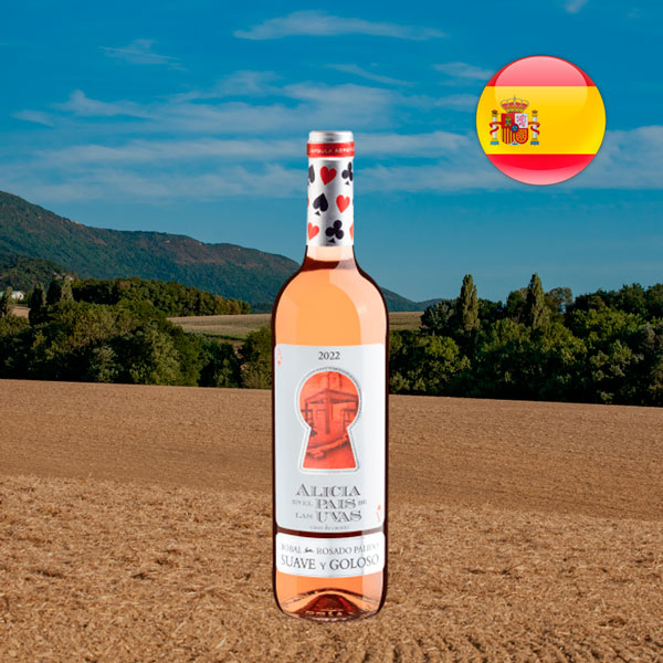 Alicia en el Pais de Las Uvas Bobal Rosado Pálido 2022 - Oferta
