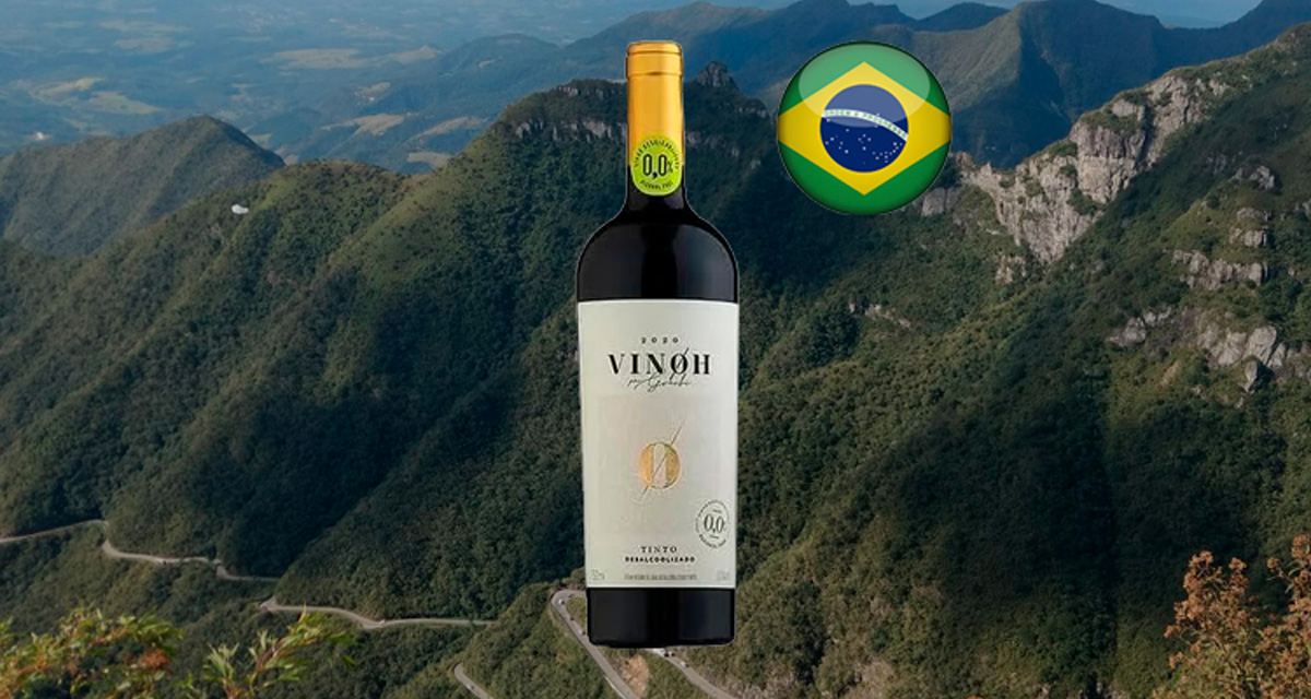 Vinoh Merlot 2020 - Vinho tinto sem álcool brasileiro - Thumbnail