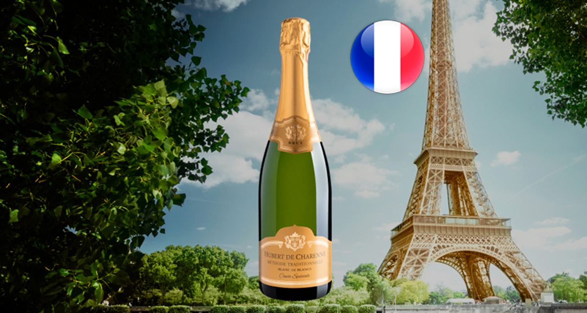 Hubert de Charenne Methode Traditionnelle Blanc de Blancs Cuvée Spéciale Brut - Thumbnail