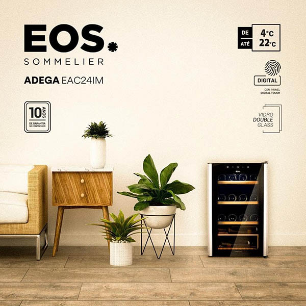 Adega Climatizada Eos Eac24im 24 Garrafas 110V 3