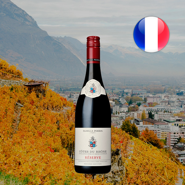 Famille Perrin Cotes du Rhone Reserve Rouge 2021 Oferta 01