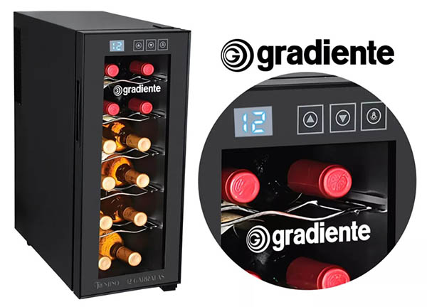 Adega Climatizada Gradiente 12 garrafas PGAD120 Bivolt 5