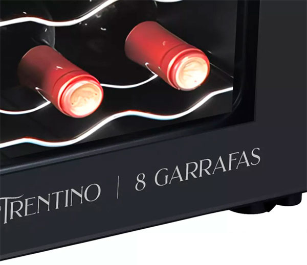 Adega Climatizada Gradiente 8 garrafas PGAD080 Bivolt 6