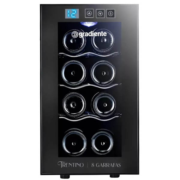 Adega Climatizada Gradiente 8 garrafas PGAD080 Bivolt