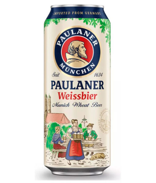 Cerveja Paulaner Weissbier Lata 500ml (24 Latas) - 2